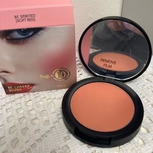 NWT Be a 10 Cosmetics … Be Cheeky Blush in Be Spirited (Soft Red)